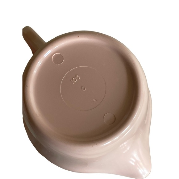 Pink Melamine Sugar Creamer Set Mid Century Plastic - Picture 6 of 6